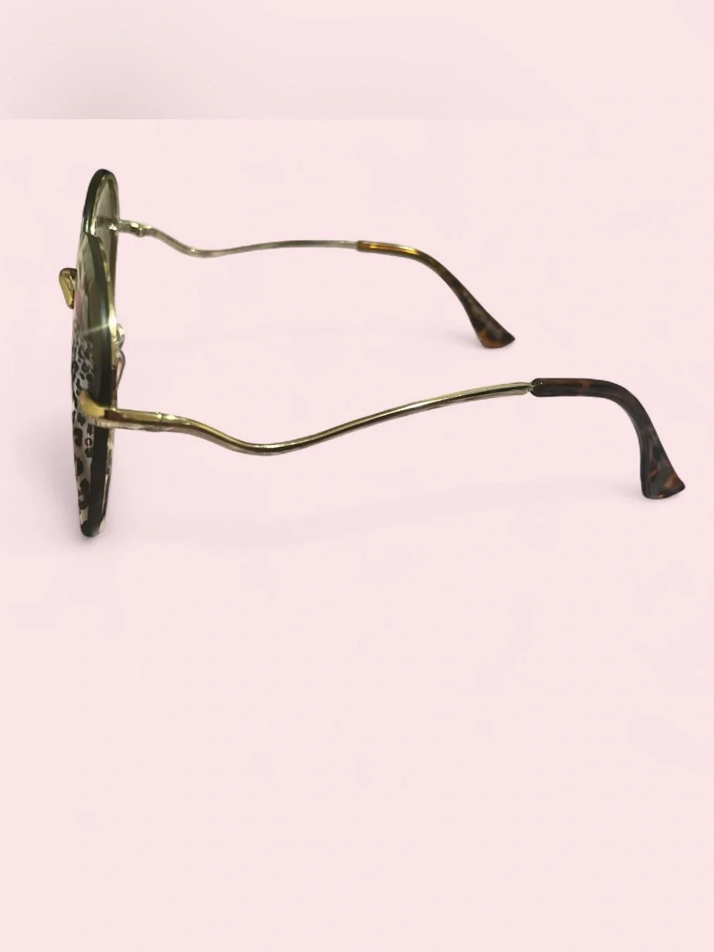 Round Gradient Brown Women’s Sunglasses - Unbranded
